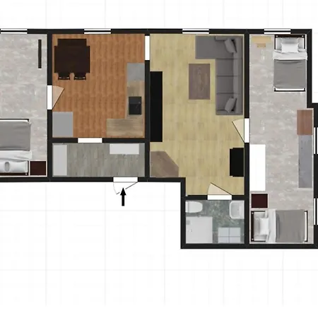 Wilhelmina 75m2 Апартаменты *