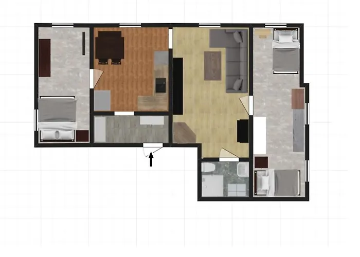 Wilhelmina 75m2 Апартаменты *